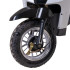 Scooter électrique à trois roues ultra-spacieux blanc avec coffre de rangement - Autonomie de 55 km