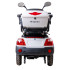 Scooter électrique à trois roues ultra-spacieux blanc avec coffre de rangement - Autonomie de 55 km