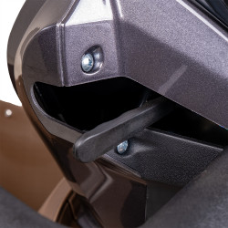 Scooter électrique à quatre roues sans permis avec siège confortable et coffre de rangement - 45 km d'autonomie