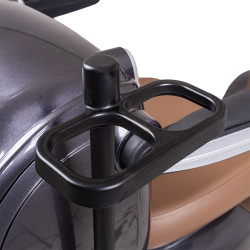 Scooter électrique à quatre roues sans permis avec siège confortable et coffre de rangement - 45 km d'autonomie
