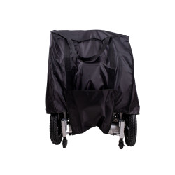 Housse de protection pour fauteuil roulant électrique pliable avec fermetures auto-agrippantes
