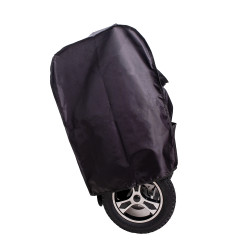 Housse de protection pour fauteuil roulant électrique pliable avec fermetures auto-agrippantes