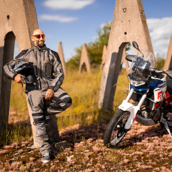 Veste de moto pour hommes ajustable et sécuritaire - Tailles S à 6XL