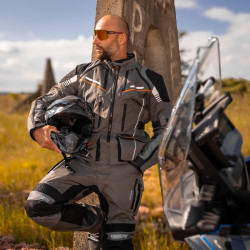 Veste de moto pour hommes ajustable et sécuritaire - Tailles S à 6XL