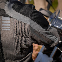 Veste de moto pour hommes ajustable et sécuritaire - Tailles S à 6XL