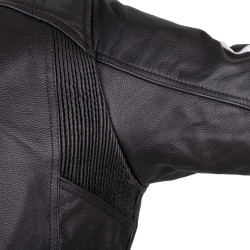 Veste de moto en cuir de haute qualité pour Hommes avec protections certifiées CE - Tailles S à 6XL