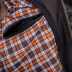 Veste de moto en cuir de haute qualité pour Hommes avec protections certifiées CE - Tailles S à 6XL