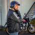 Veste de moto en cuir de haute qualité pour Hommes avec protections certifiées CE - Tailles S à 6XL