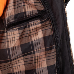 Veste de moto en cuir ultra légère d'été pour Hommes avec protections CE amovibles - Tailles S à 6XL