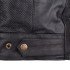 Veste de moto en cuir ultra légère d'été pour Hommes avec protections CE amovibles - Tailles S à 6XL