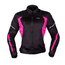 Veste de moto légère pour Femmes avec doublure en maille respirante - Tailles XS à XL