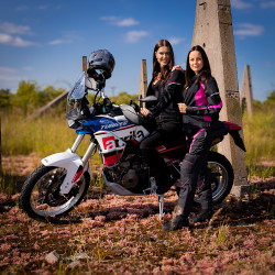 Veste de moto légère pour Femmes avec doublure en maille respirante - Tailles XS à XL