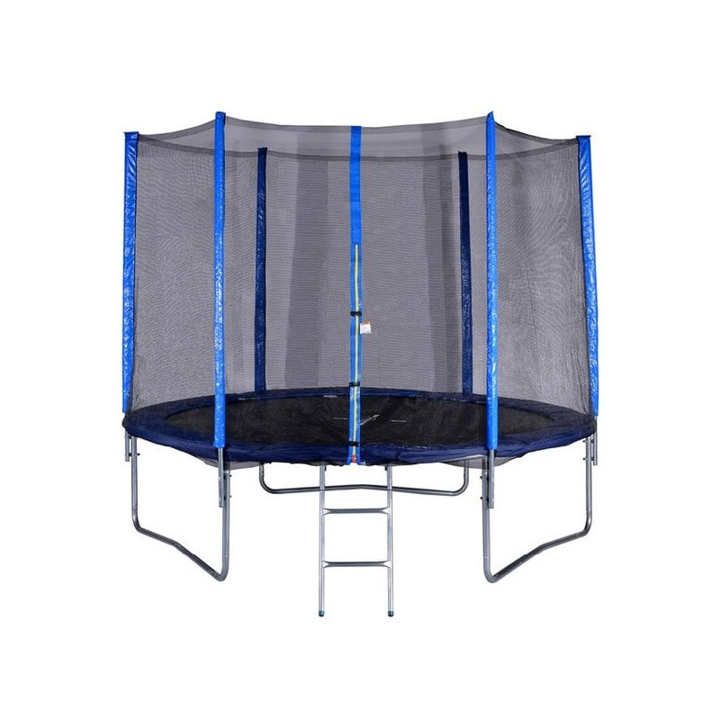 Trampoline diamètre 250 cm pour installation en extérieur - Filet de protection