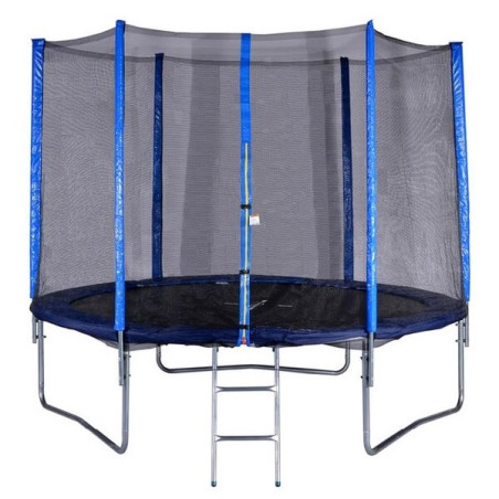 Trampoline diamètre 250 cm pour installation en extérieur - Filet de protection