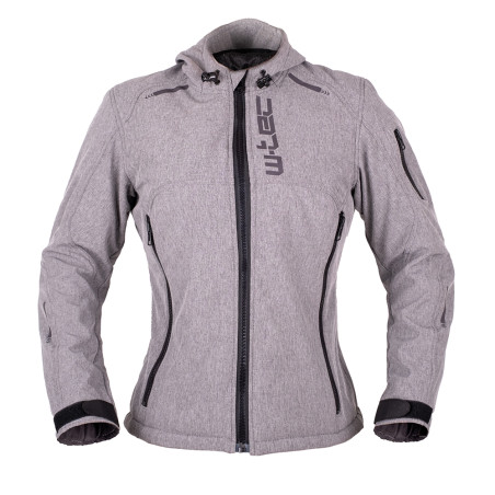 Veste de moto softshell à capuche pour femme