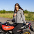 Veste de moto softshell à capuche légère et sécuritaire pour femme - Tailles XS à XXL