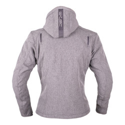 Veste de moto softshell à capuche légère et sécuritaire pour femme - Tailles XS à XXL
