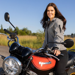 Veste de moto softshell à capuche légère et sécuritaire pour femme - Tailles XS à XXL