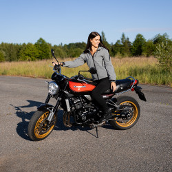 Veste de moto softshell à capuche légère et sécuritaire pour femme - Tailles XS à XXL