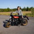 Veste de moto softshell à capuche légère et sécuritaire pour femme - Tailles XS à XXL