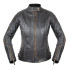Veste de moto en cuir marron pour femmes avec doublure thermique amovible - Taille XS à XXL