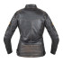 Veste de moto en cuir marron pour femmes avec doublure thermique amovible - Taille XS à XXL