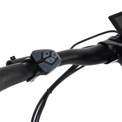 Vélo électrique de ville avec 9 vitesses et selle en gel confortable - Autonomie de 100 km