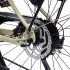 Vélo électrique de ville avec 9 vitesses et selle en gel confortable - Autonomie de 100 km