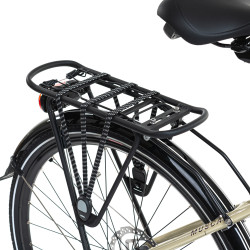 Vélo électrique de ville avec 9 vitesses et selle en gel confortable - Autonomie de 100 km