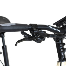 Vélo électrique de ville avec 9 vitesses et selle en gel confortable - Autonomie de 100 km