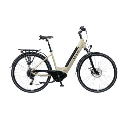 Vélo électrique de ville avec 9 vitesses et selle en gel confortable - Autonomie de 100 km