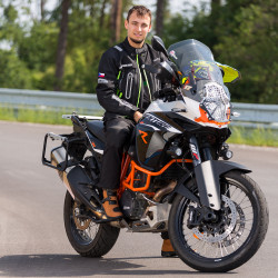Veste de moto pour Hommes haut de gamme ultra sécuritaire - Tailles XS à 6XL