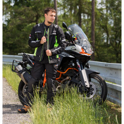 Veste de moto pour Hommes haut de gamme ultra sécuritaire - Tailles XS à 6XL
