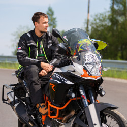 Veste de moto pour Hommes haut de gamme ultra sécuritaire - Tailles XS à 6XL