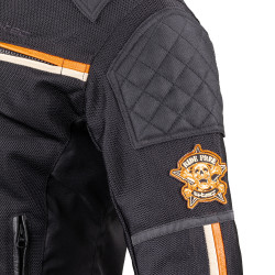 Veste de moto d'été pour Hommes vintage avec système d'aérations - Taille S à 6XL