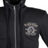 Sweat à capuche pour moto pour Hommes en fibre d'aramide renforcée Black Heart - Tailles S à 5XL