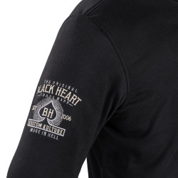 Sweat à capuche pour moto pour Hommes en fibre d'aramide renforcée Black Heart - Tailles S à 5XL