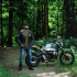 Veste en Cuir pour Homme style perfecto Vintage avec design Black Heart - Tailles M à 6XL