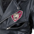 Veste en Cuir pour Homme style perfecto Vintage avec design Black Heart - Tailles M à 6XL