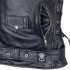 Veste en Cuir pour Homme style perfecto Vintage avec design Black Heart - Tailles M à 6XL