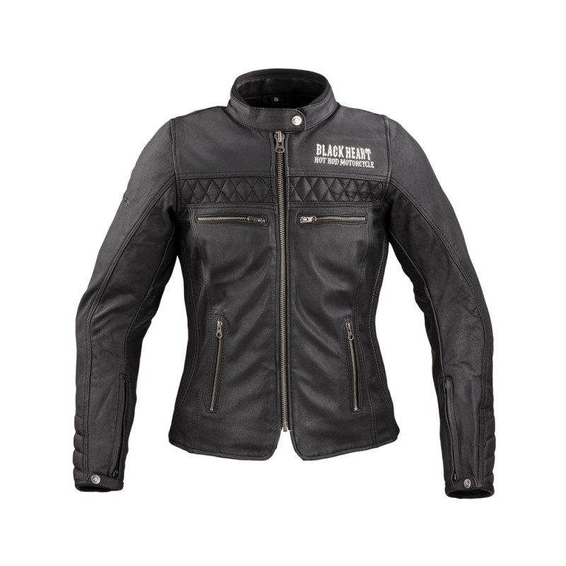 Veste de moto en cuir pour femmes