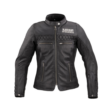 Veste de moto en cuir pour femmes
