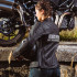 Veste de moto en cuir pour femmes avec impression Black Heart - Tailles XS à 3XL