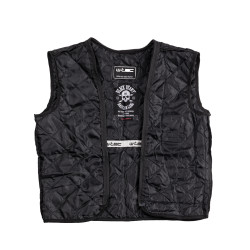Veste de moto en cuir pour femmes avec impression Black Heart - Tailles XS à 3XL