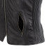 Veste de moto en cuir pour femmes avec impression Black Heart - Tailles XS à 3XL