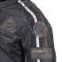 Blouson de moto en cuir pour Hommes avec écussons vintages  - Tailles S à 6XL