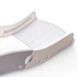 Toboggan avec balançoire pour enfant et panier de basket - Aire de jeux ludique