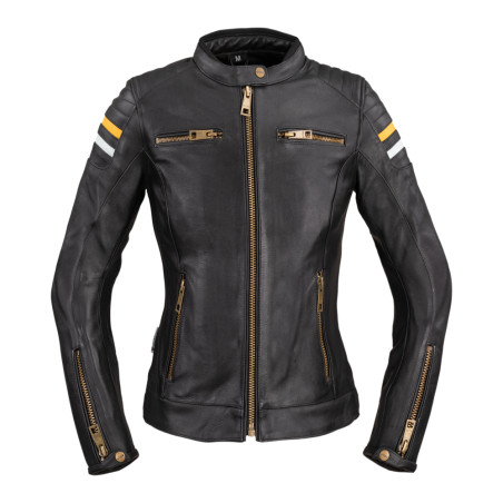 Blouson de moto en cuir pour Femmes confortable