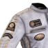 Veste de moto imitation cuir pour Femmes vintage avec écussons - Coloris Blanc ou Rouge