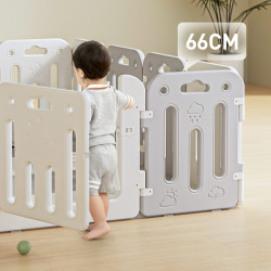 Grand parc de jeu pour enfant avec éléments interactifs intégrés - Espace de jeux sécurisé pour enfant